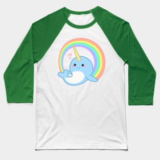 Magical Kawaii Narwhal Baseball T-Shirt